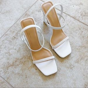 Miss Lola Emerie Slingback Block High Heels